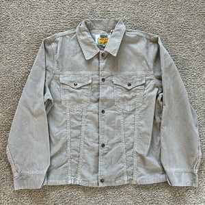 Levis men’s corduroy button up jacket